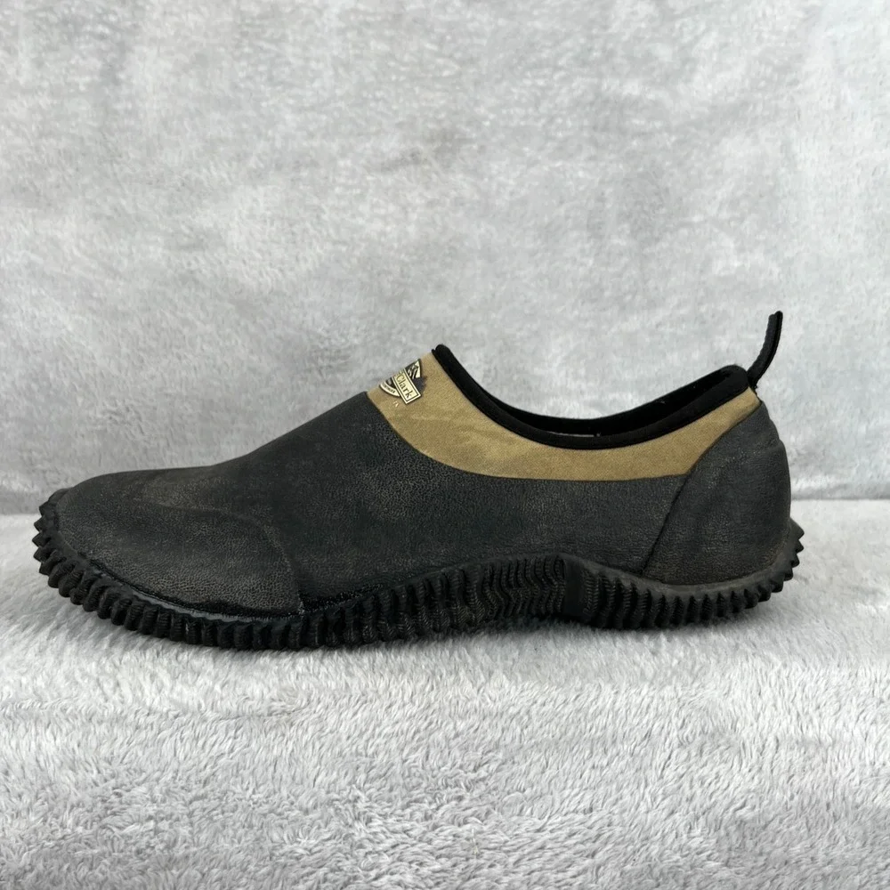 Lewis & Clark Waterproof Rubber Outdoor Slip On 12 Khaki Men Garden Muck Shoe